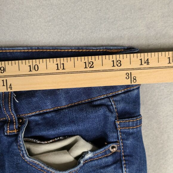 Wild Fable Skinny Women's Jeans Size 2‎ (27x26) Distressed Raw Hem Mid Rise - Picture 7 of 10